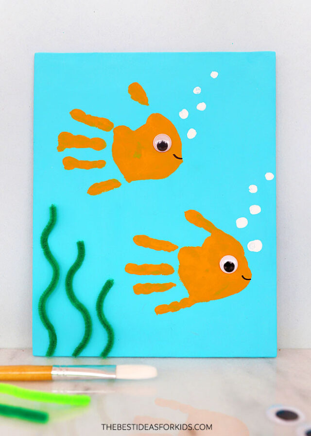 Preschool Handprint Fish