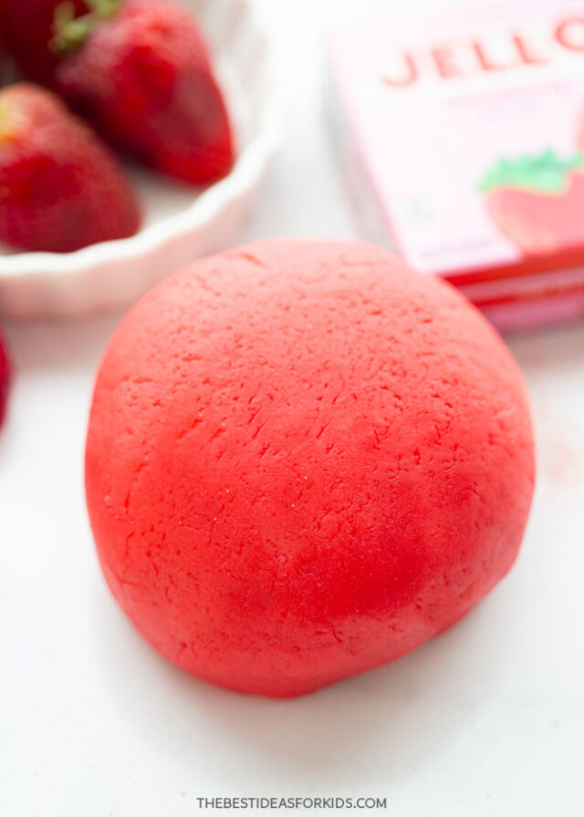 Strawberry Playdough Recipe