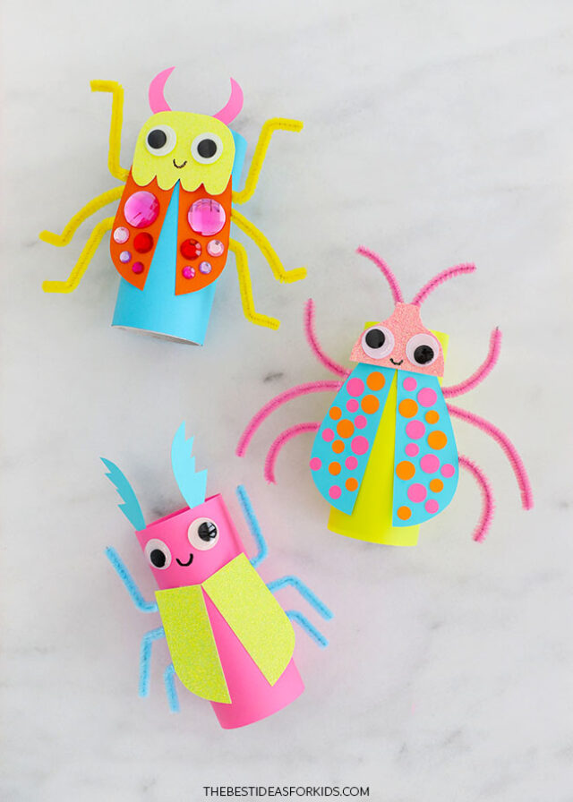 Toilet Paper Roll Bug Craft