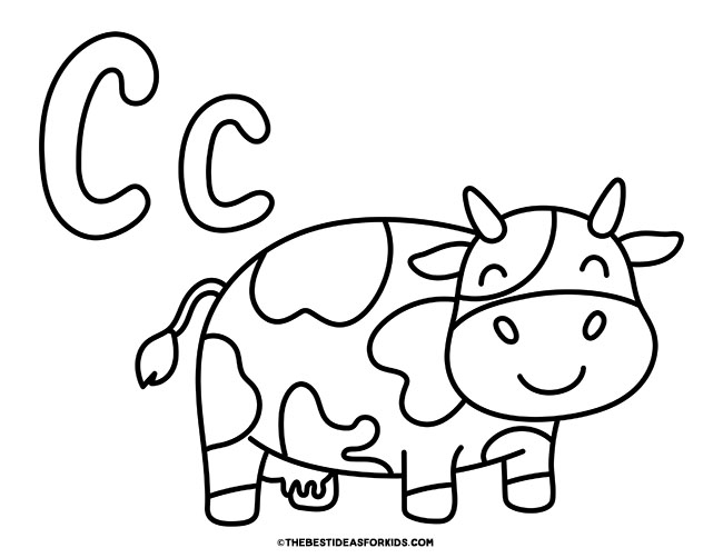 Letter C Coloring Pages - The Best Ideas for Kids