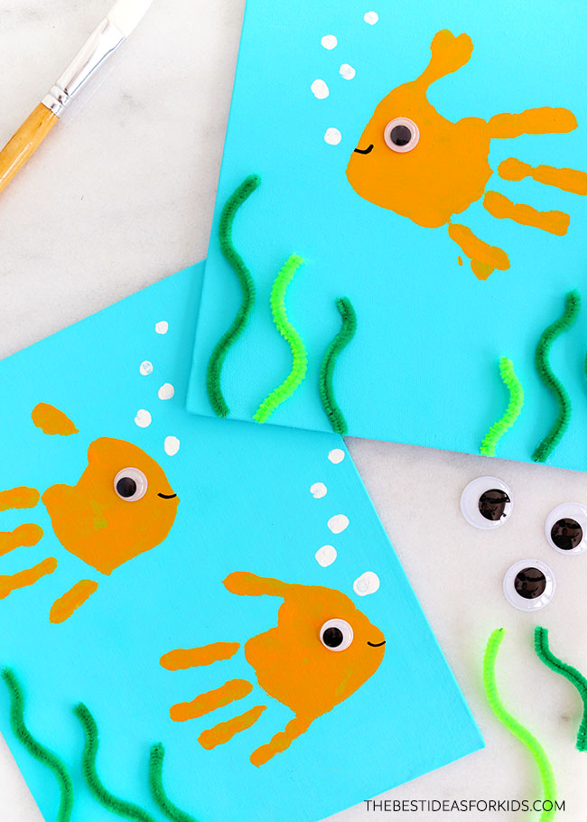 Handprint Fish - The Best Ideas for Kids