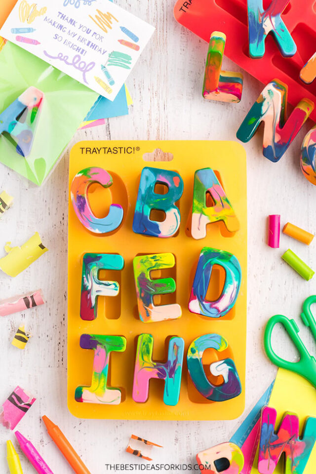 Alphabet Crayons DIY