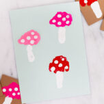 How to Make Handprint Mushroom Art cover