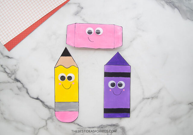 Printable Back to School Card Crafts