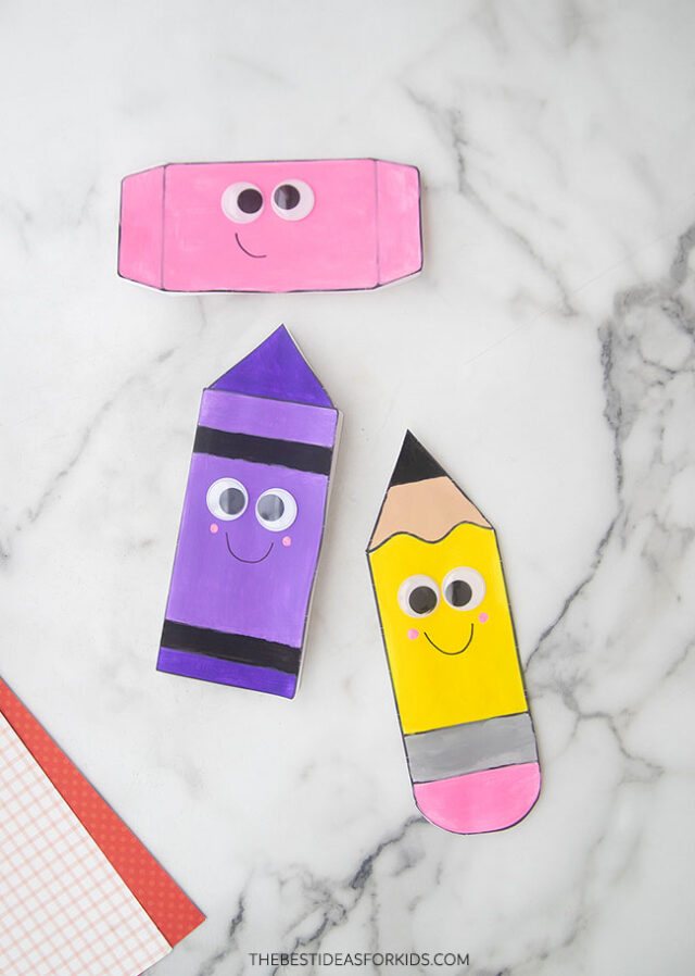 Printable Back to School Crafts for Kids