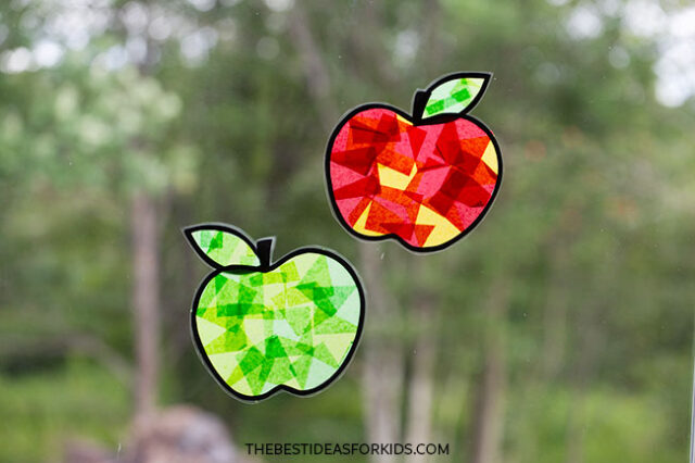 Apple Suncatcher Craft