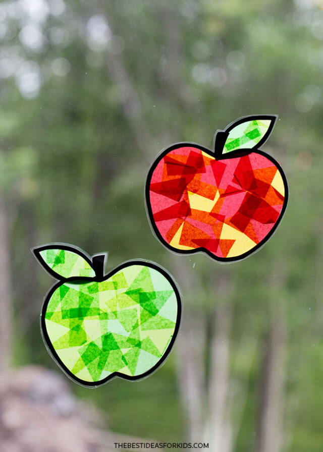 Apple Suncatcher for Fall