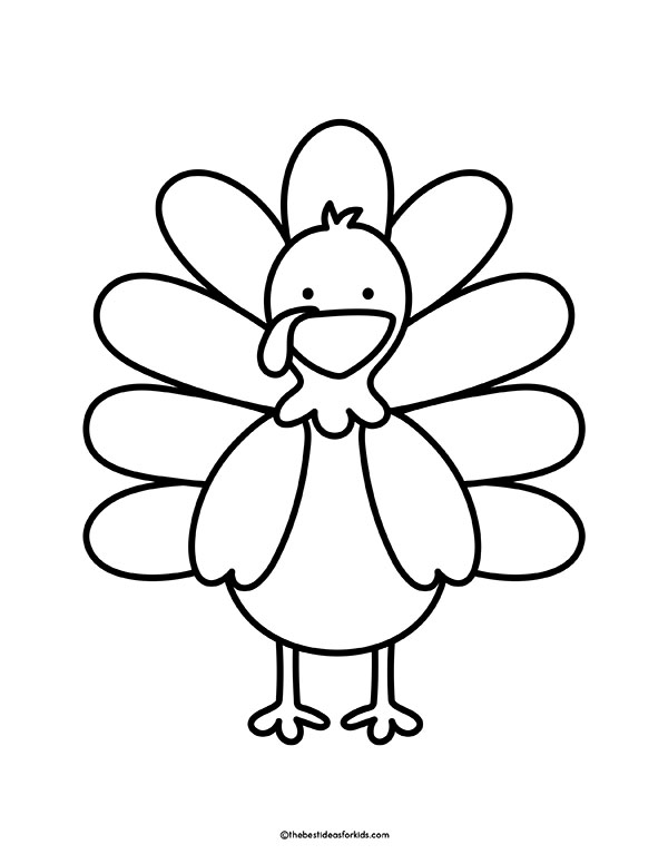 Blank Turkey in Disguise Template