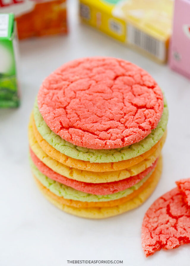 Cake Mix and Jello Cookies