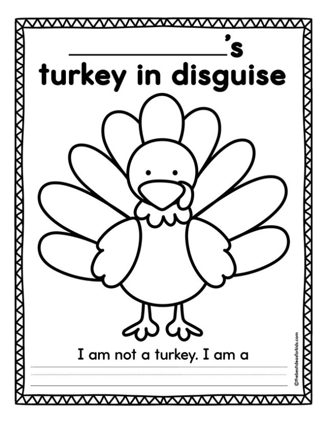 I am not a turkey template