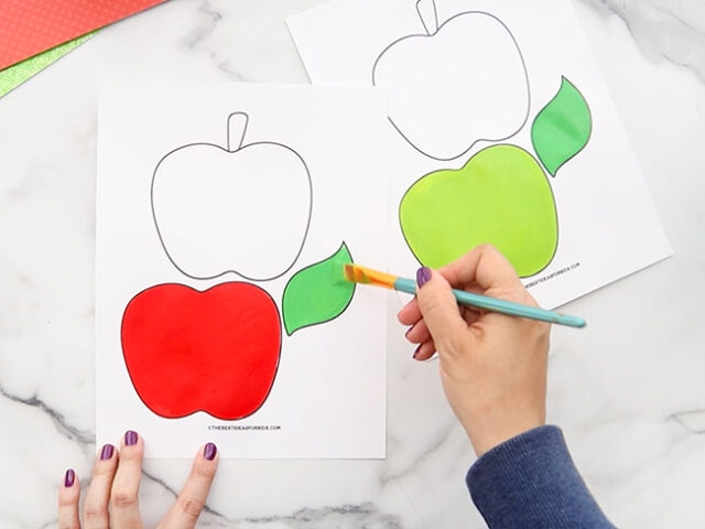 Painting apples