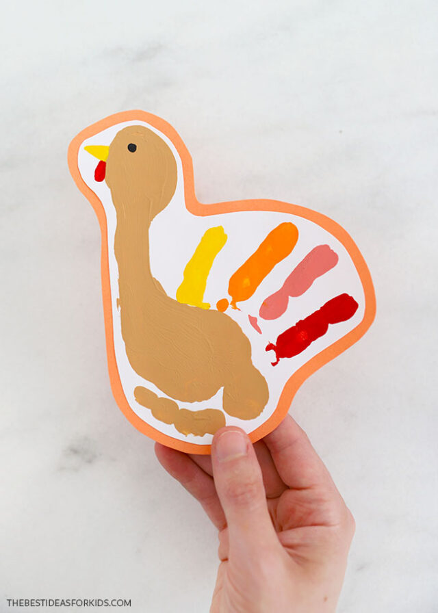 Thanksgiving Footprint Turkey Craft