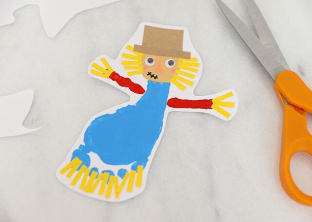 Cut out scarecrow