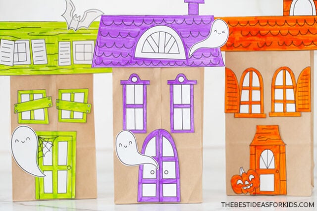 Haunted House Halloween Craft