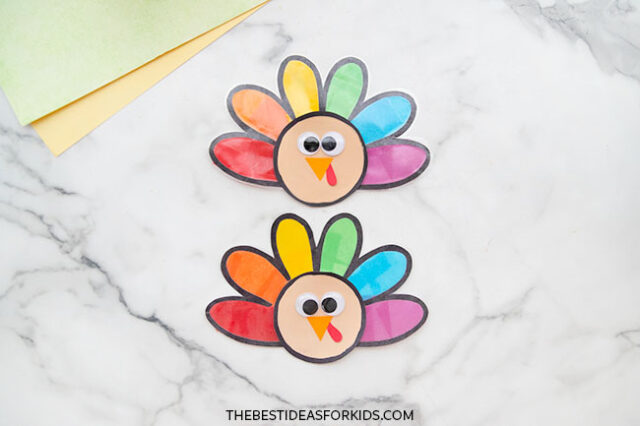 Thanksgiving Turkey Suncatchers