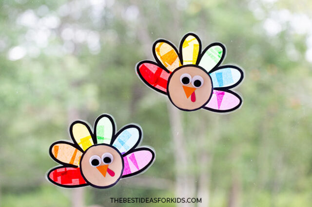 Turkey Suncatcher Craft