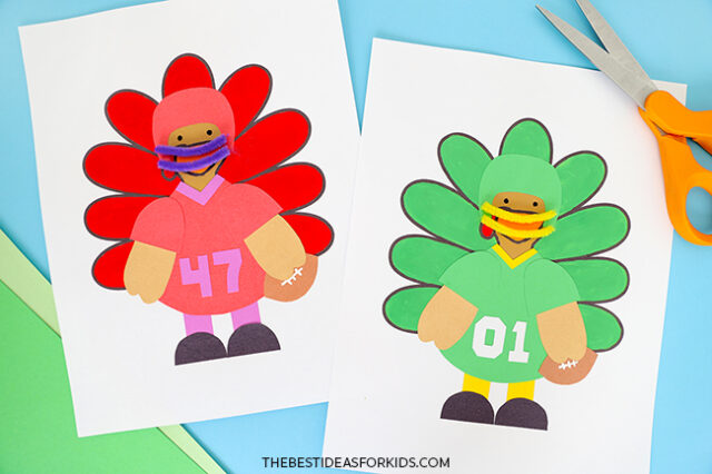 Disguise a Turkey- Football Player Templates