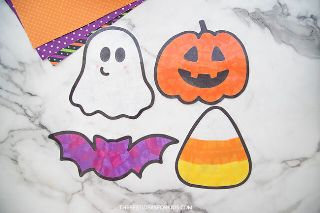 Halloween Suncatcher Craft