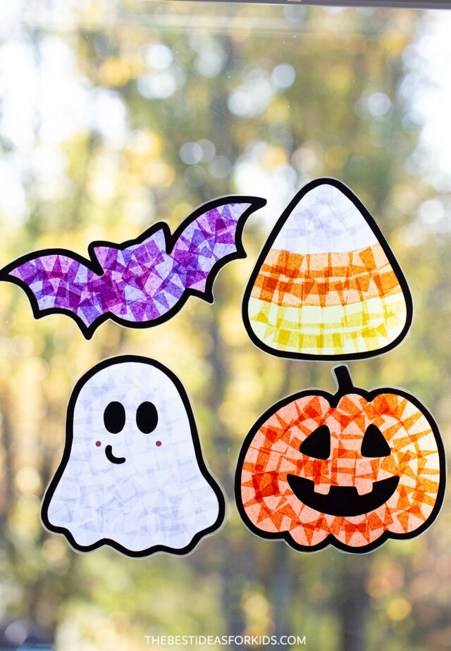 Halloween Suncatcher Crafts for Kids