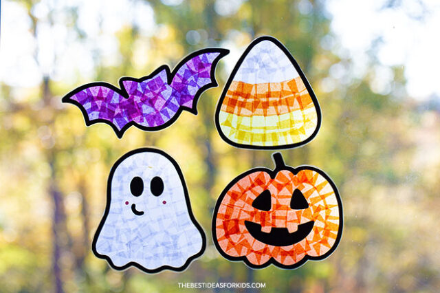 Halloween Suncatcher DIY