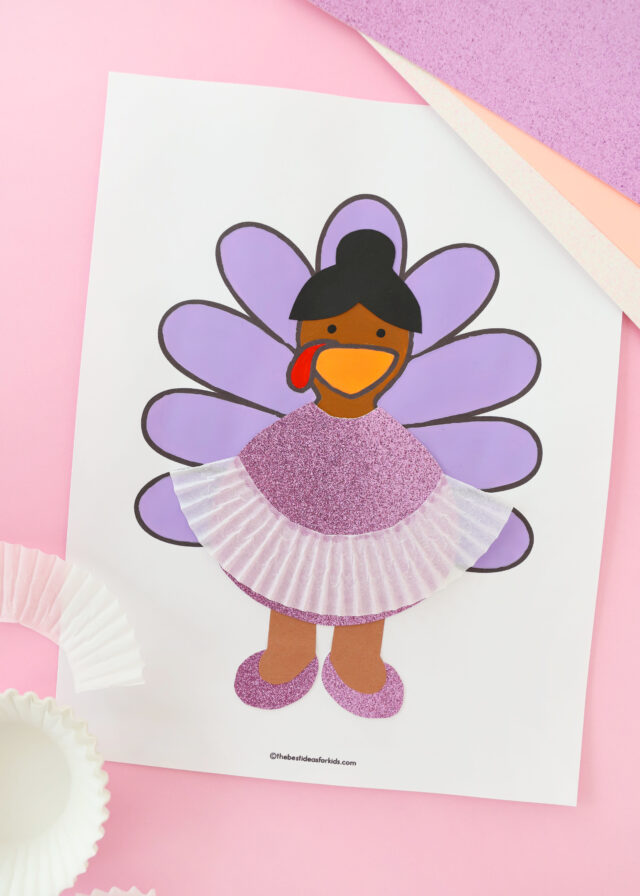 Thanksgiving Ballerina Turkey in Disguise