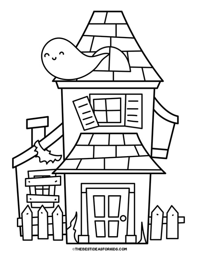 cute haunted house