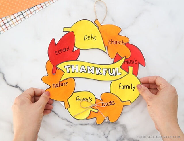 gratitude leaf craft