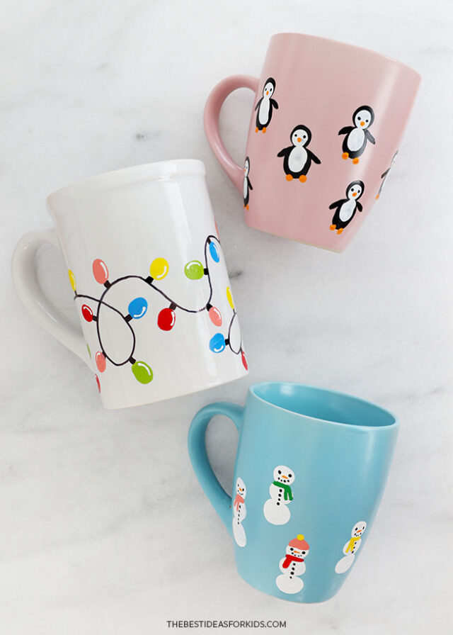 Christmas Keepsake Fingerprint Mugs