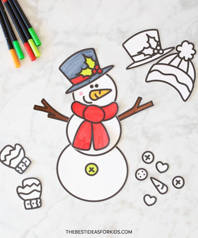 Free Printable Build Your Own Snowman