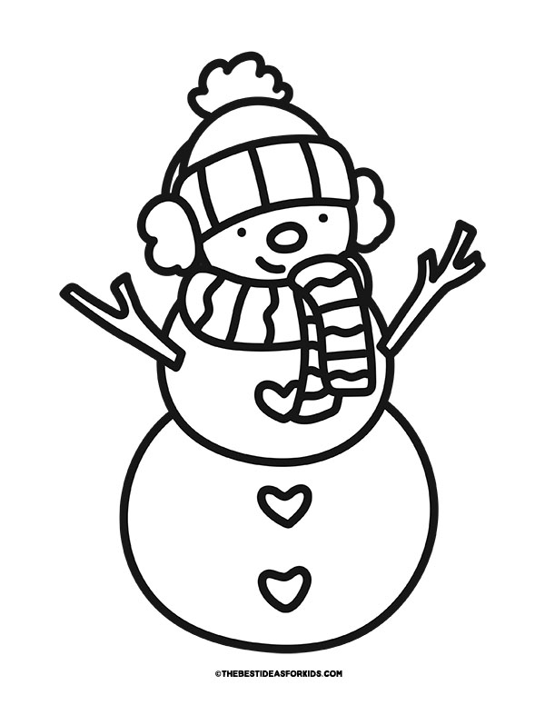 Full Snowman Printable 