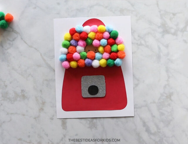 Glue on gumball machine top