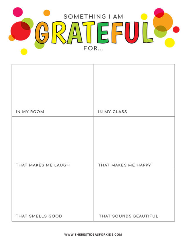 Grateful Scavenger Hunt for Kids'