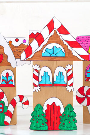 Paper Bag Gingerbread House