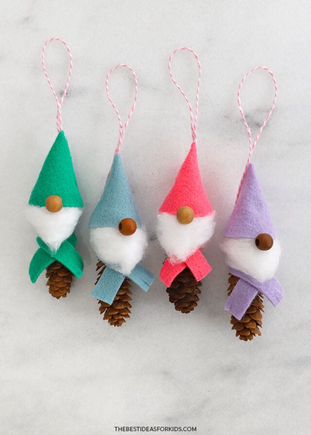 Pine Cone Gnome Christmas Ornament