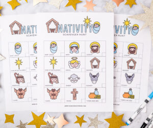 nativity scavenger hunt cover