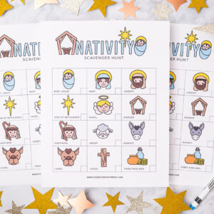 nativity scavenger hunt cover