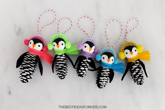 Pine Cone Penguins