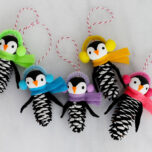 Pinecone Penguin Ornaments cover