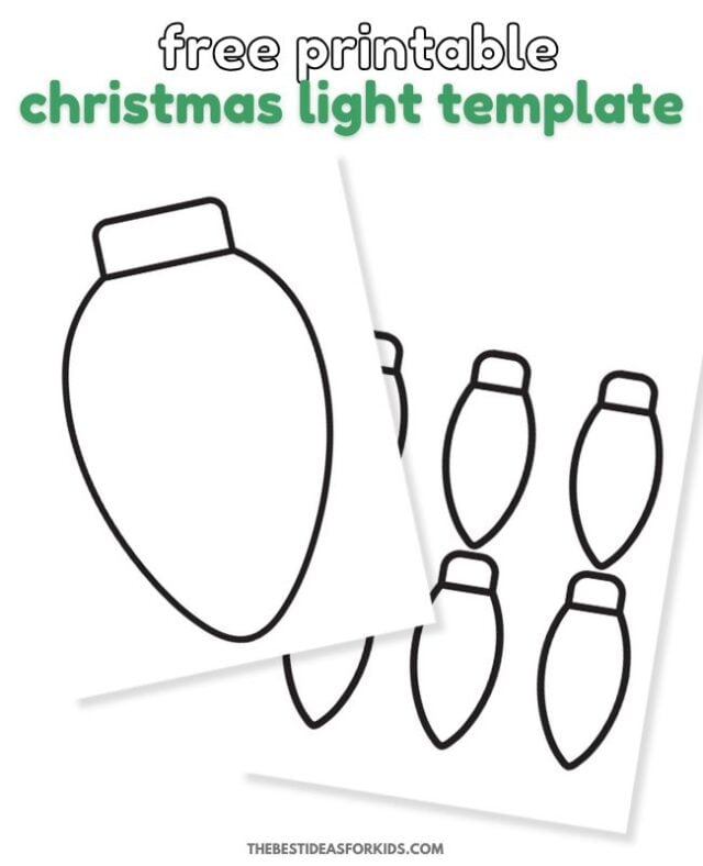 christmas light template pin