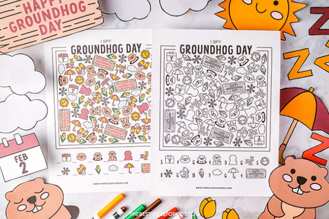 Groundhog Day Printable I Spy