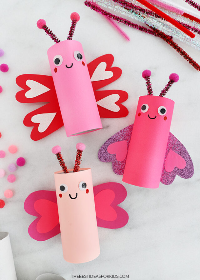 Paper Roll Lovebugs