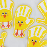 Easter Chick Handprint Art cover