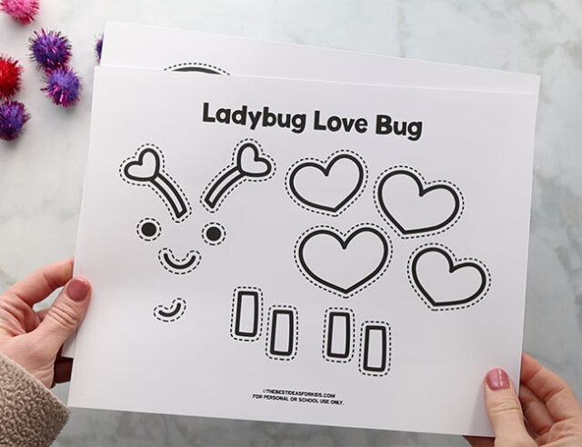 Print Love Bug Templates