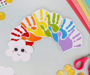 Handprint Rainbow Art cover