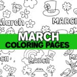 March Coloring Pages Cover