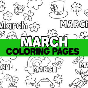 March Coloring Pages Cover