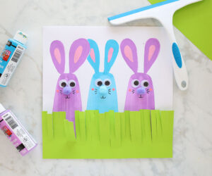 Squeegee Painted Bunny